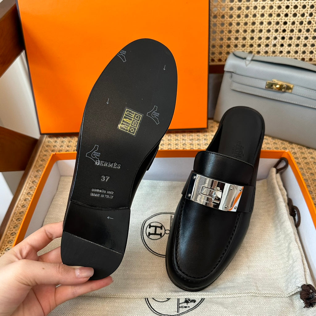 H calfskin iota mule