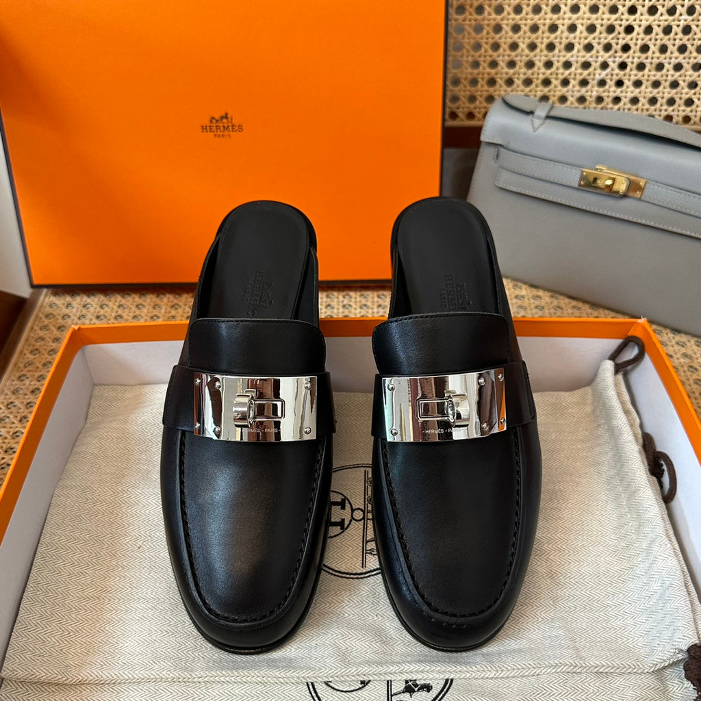 H calfskin iota mule