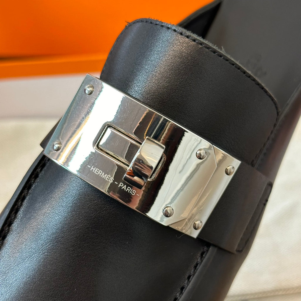 H calfskin iota mule